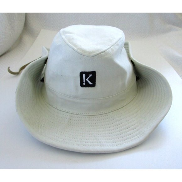 Men's Kodiak Rugged Outback Headwear Beige & Leather Strap - OS 100% Cotton NWT - Picture 6 of 16